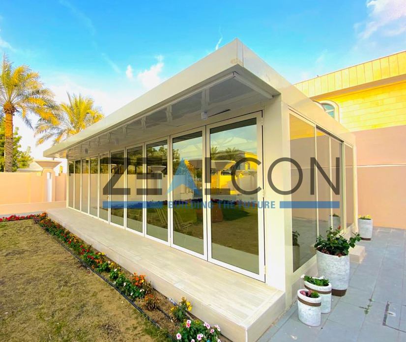 Garden glass room
