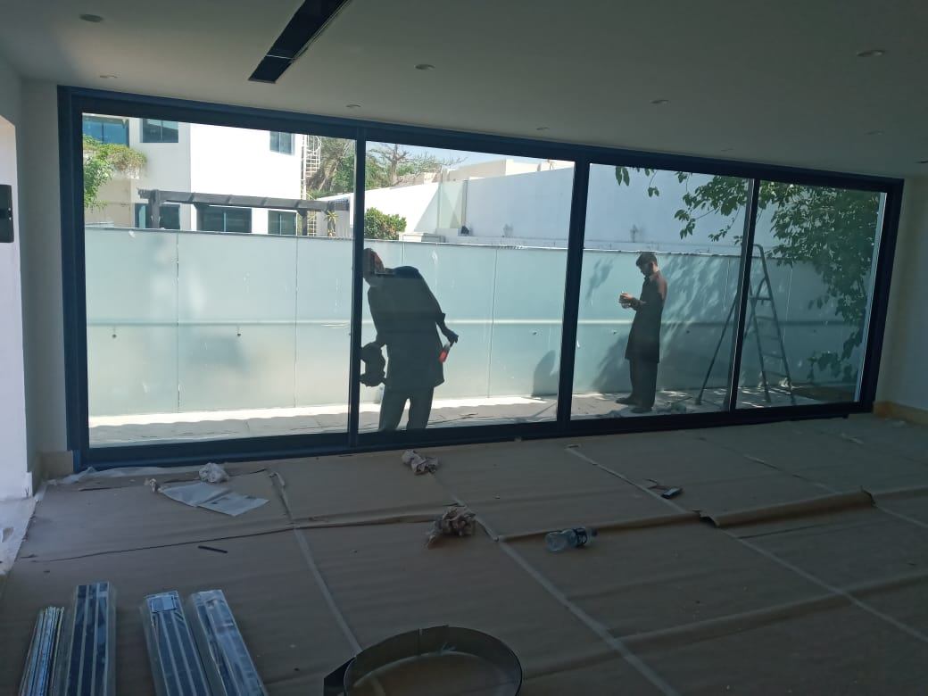 Sliding glass door